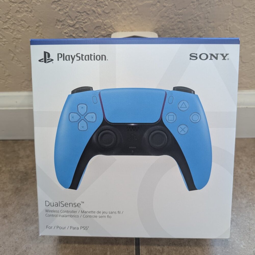 Sony PlayStation 5 PS5 DualSense Wireless Controller Haptic Feedback Starlight B